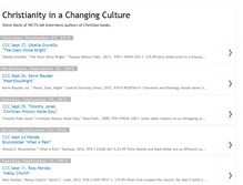 Tablet Screenshot of christianityinachangingculture.blogspot.com