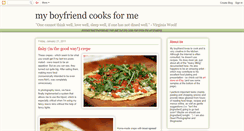 Desktop Screenshot of myboyfriendcooksforme.blogspot.com