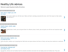 Tablet Screenshot of healthy-life-advices.blogspot.com