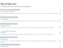 Tablet Screenshot of outofstepjew.blogspot.com