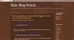 Desktop Screenshot of hateblogwatch.blogspot.com