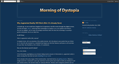 Desktop Screenshot of morning-of-dystopia.blogspot.com