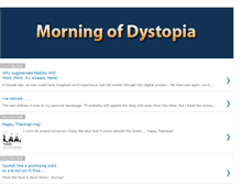 Tablet Screenshot of morning-of-dystopia.blogspot.com