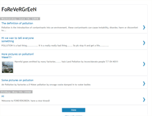 Tablet Screenshot of forevergreenx.blogspot.com
