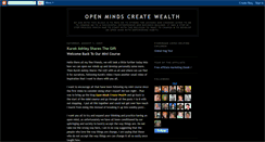 Desktop Screenshot of openmindscreatewealth.blogspot.com