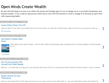 Tablet Screenshot of openmindscreatewealth.blogspot.com