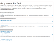 Tablet Screenshot of gerryhannanthetruth.blogspot.com