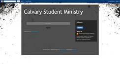 Desktop Screenshot of calvarystudents.blogspot.com