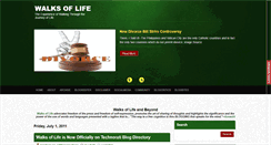 Desktop Screenshot of iwalkthroughlife.blogspot.com