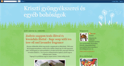 Desktop Screenshot of krisztikedvencei.blogspot.com