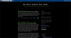 Desktop Screenshot of nowestsenecawalmart.blogspot.com