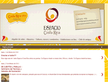 Tablet Screenshot of espaciocostarica.blogspot.com