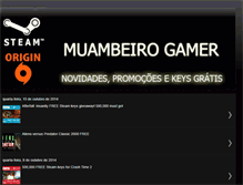 Tablet Screenshot of muambeirogamer.blogspot.com