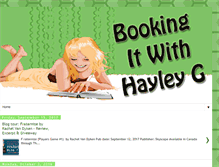 Tablet Screenshot of bookingitwithhayleyg.blogspot.com