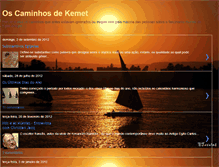 Tablet Screenshot of oscaminhosdekemet.blogspot.com