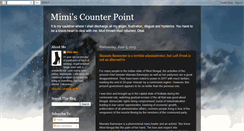 Desktop Screenshot of mycounterpoints.blogspot.com