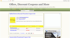 Desktop Screenshot of offersndiscount.blogspot.com