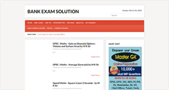 Desktop Screenshot of bankexam2011.blogspot.com