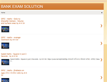 Tablet Screenshot of bankexam2011.blogspot.com