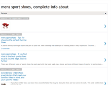 Tablet Screenshot of menssportshoes.blogspot.com