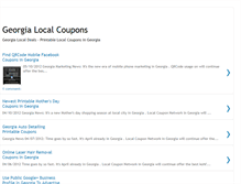 Tablet Screenshot of georgia-local-coupons.blogspot.com