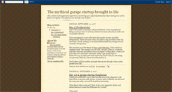 Desktop Screenshot of garagestartup.blogspot.com