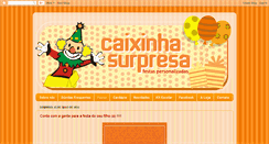 Desktop Screenshot of caixinhasurpresa07.blogspot.com