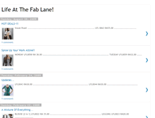 Tablet Screenshot of lifeatthefablane.blogspot.com