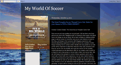 Desktop Screenshot of myworldofsoccer.blogspot.com