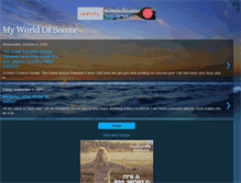 Tablet Screenshot of myworldofsoccer.blogspot.com