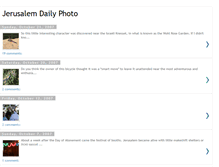 Tablet Screenshot of jerusalemdailyphoto.blogspot.com