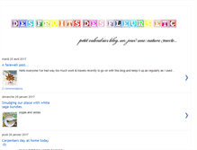 Tablet Screenshot of desfruitsdesfleursetc.blogspot.com