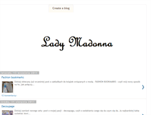 Tablet Screenshot of ladymadonnafashion.blogspot.com