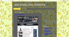 Desktop Screenshot of gt-mechanicznacytryna.blogspot.com