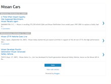 Tablet Screenshot of nissan-car.blogspot.com