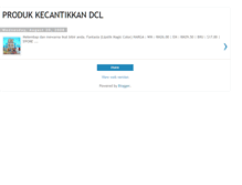 Tablet Screenshot of produkkecantikkandcl.blogspot.com