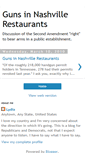 Mobile Screenshot of gunsinnashvillerestaurants.blogspot.com