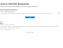 Tablet Screenshot of gunsinnashvillerestaurants.blogspot.com