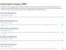 Tablet Screenshot of earthwatch-arizona2009.blogspot.com