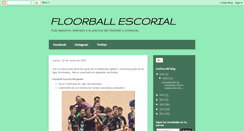 Desktop Screenshot of floorballescorial.blogspot.com
