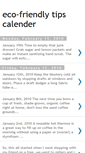 Mobile Screenshot of ecofriendlytipscalender.blogspot.com