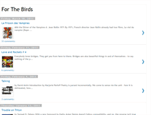 Tablet Screenshot of imforthebirds.blogspot.com