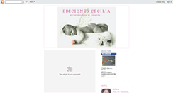 Desktop Screenshot of ediciones-cecilia.blogspot.com