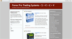 Desktop Screenshot of forexprotrading.blogspot.com