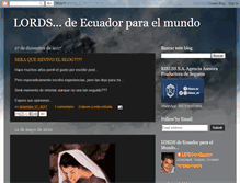 Tablet Screenshot of lordsdeecuador.blogspot.com