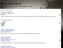Tablet Screenshot of biblioterio.blogspot.com