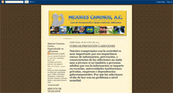 Desktop Screenshot of mejorescaminos.blogspot.com