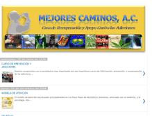 Tablet Screenshot of mejorescaminos.blogspot.com