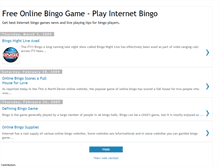 Tablet Screenshot of internet-free-bingo.blogspot.com