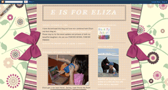 Desktop Screenshot of eisforeliza.blogspot.com